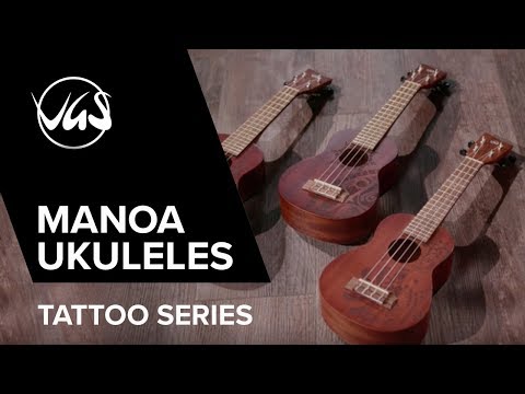 GEWA Sopran Ukulele Manoa Tattoo - Sopran (Maori Design)