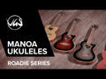 GEWA Tenor E-Akustik Ukulele Manoa Roadie - E-A Tenor (Silver Shadow)