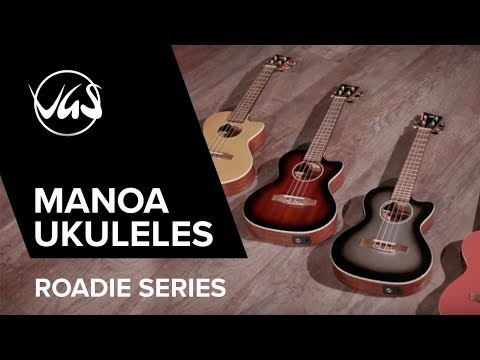 GEWA Tenor E-Akustik Ukulele Manoa Roadie - E-A Tenor (Silver Shadow)