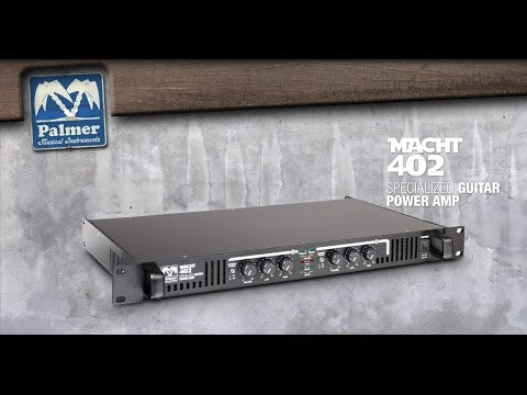 Palmer MACHT 402 - 19" Stereo-Endstufenverstärker für Gitarren