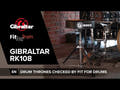 Gibraltar Drum Throne Rock Hardware Serie - RK108