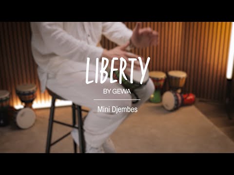 GEWA Djembé Liberty Series Rope Tuned - 7" Yellow