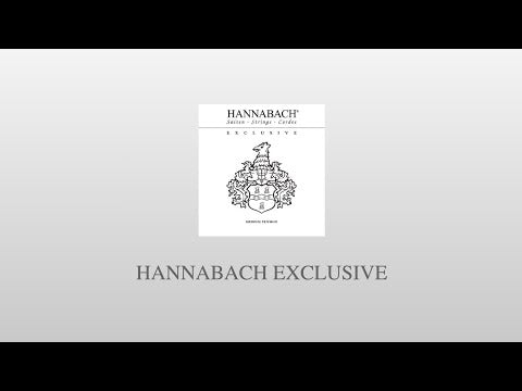 Hannabach Exclusive bass-Satz D4, A5 und E6, klassische gitarren, MT