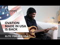 Ovation E-Acoustic Gitarren Pro Series Elite USA - Natural Satin (1768-4S-G)