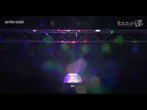 Ibiza Astro Gobo Effekt m. DMX