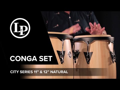 Latin Perkussion Conga set City Series - 11" & 12" (LP647NY-AW)