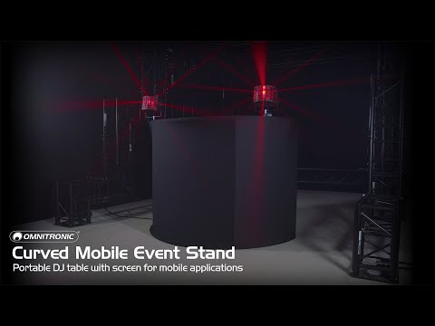OMNITRONIC Gebogener mobiler Event-Ständer