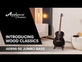 Applause E-Akustik Bass Wood Classics AEB96-5E Jumbo Bass - Black matt (AEB96-5E)