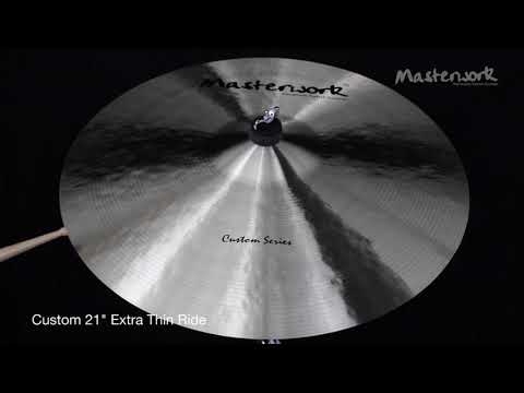 Masterwork Custom 21" Ride-Becken Extra Thin