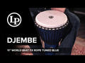 Latin Percussion Djembe World Beat FX Rope Tuned - Blue (LP724B
LP724B)