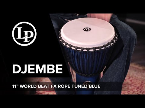 Latin Percussion Djembe World Beat FX Rope Tuned - Blue (LP724B
LP724B)