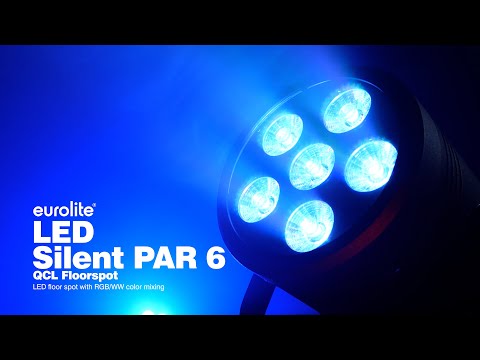 EUROLITE LED Silent Par 6 QCL Bodenleuchte wh