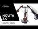 GEWA E-Geigen Novita 3.0 - Black (mit Wittner Schulterstütze)