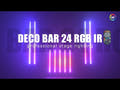 LIGHT4ME DECO BAR 24 RGB IR WH Dimmer mit LED-Beleuchtung