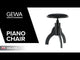 GEWA Piano Chair Deluxe - Black highgloss