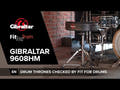 Gibraltar Drumhocker 9000 Serie - 9608HM