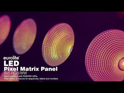 EUROLITE LED Pixel-Matrix-Panel 5x5 RGB/WW