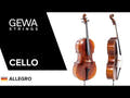 GEWA Cello Allegro - 1/2 (Spielbereit, transportsicher)