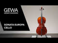 GEWA Sonata Europa cello 4/4, sat op