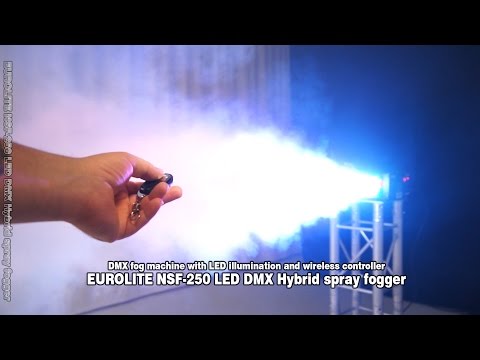 EUROLITE NSF-250 LED DMX Hybrid-Nebelfontäne