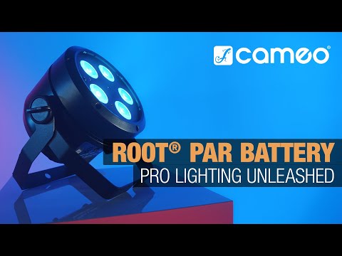 Cameo ROOT® PAR BATTERY - 5 × 4 W batteriebetriebener RGBW LED PAR-spotlight