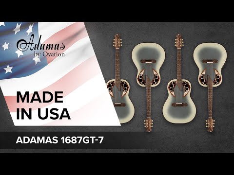 Adamas E-Akustik Gitarren 1687GT Deep Non-Cutaway - Reverse Beige Burst (1687GT-7-G)