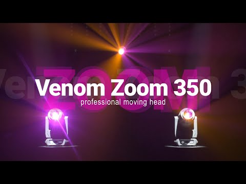 LIGHT4ME VENOM ZOOM 350 moving head LED-Strahl Spotwash