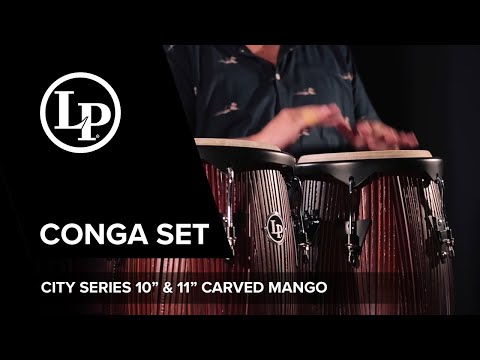 Latin Perkussion Conga set City Series - 10" & 11" (LP646NY-CMW)