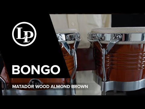 Latin Perkussion Bongo Matador Holz - Almond Brown (M201-ABW)