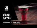 Toca Doumbek Freestyle - Bali Rot (SFDK-9RP)