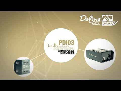 Palmer PDI 03 JB - Joe Bonamassa Signature-Modell Gitarrenlautsprechersimulator-DI