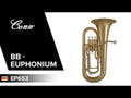 Conn EP653 Bb-euphonium mit 3 Top-Action-Ventilen, Klarlack
