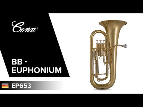 Conn EP653 Bb-euphonium mit 3 Top-Action-Ventilen, Klarlack