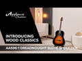 Applause Akustikgitarren Wood Classics AAS96-1 Dreadnought Slope Shoulder - Sunburst (AAS96-1)