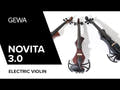 GEWA E-Geigen Novita 3.0 - Gold-braun (mit Wittner Schulterstütze)
