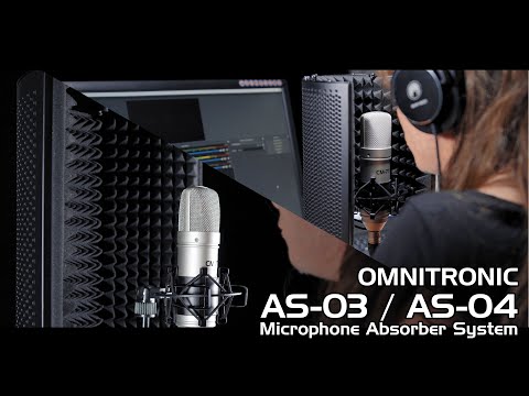 OMNITRONIC AS-03 Mikrofon-Absorbersystem, faltbar