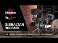 Gibraltar Drum Throne 9000 Serie - 9608MB