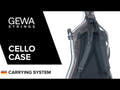 GEWA Cello case Tragesystem Air - 3 D-Ringe Befestigung