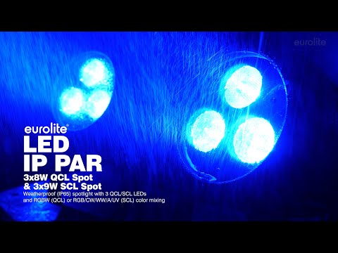 EUROLITE LED IP PAR 3x8W QCL-Spot
