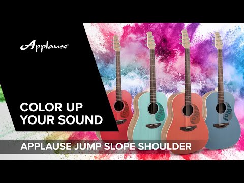 Applause Akustik Gitarren Jump Slope Shoulder Dreadnought - Lagoon (AAS-69-B)
