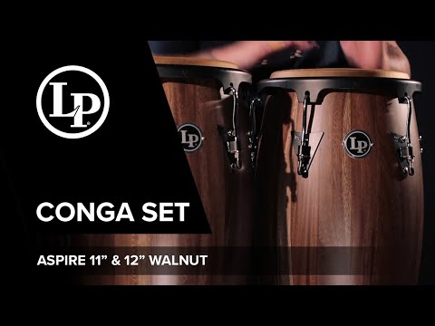 Latin Perkussion Conga set Aspire - 10" & 11" (LPA646B-SW)
