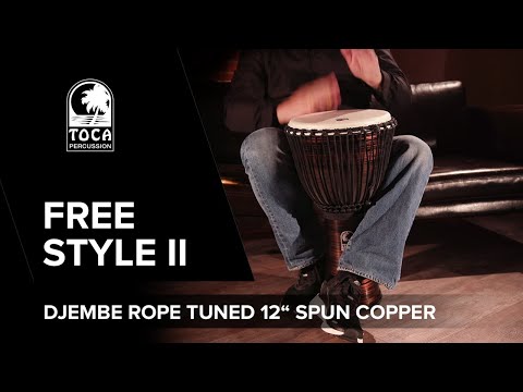 Toca Djembe Freestyle II Seilgestimmt - Thinker (TF2DJ-12T)
