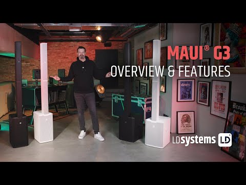 LD Systems MAUI 28 G3 SUB W - Aktiver 12" Subwoofer für MAUI 28 G3, weiß