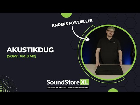 Akustikstoff pro 3 m² (Black)