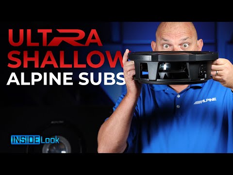 Alpine RS-W10D4 Flacher Type-R-Subwoofer 10" 4+4 Ohm