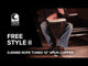 Toca Djembe Freestyle II Seilgestimmt - Dark Red (TF2DJ-12R)