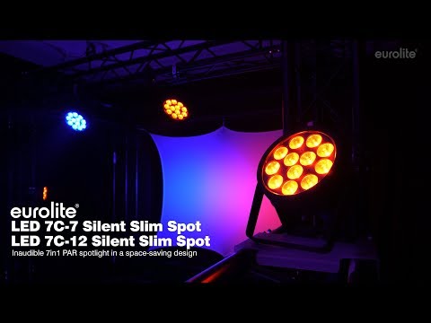 EUROLITE LED 7C-12 Silent Slim Spot