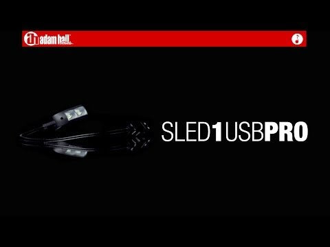 Adam Hall Stands SLED 1 USB PRO - USB-Schwanenhalslampe mit 2 LEDs