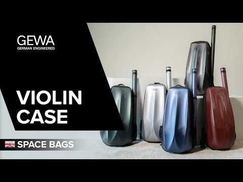 GEWA Rucksack für Geigen case Space Bag - Blau 4/4 - 3/4 (33 x 67 (mit Bogen case 79 ) x 19 cm)