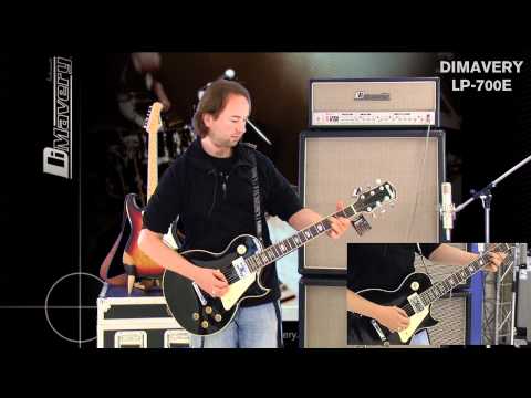 DiMavery LP-700 E-Gitarre (Honey Hochglanz)